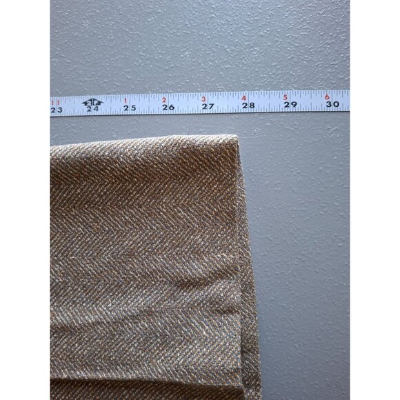 Diane Von Furstenberg Silk Pants L Brown Elastic Waist Wide Leg Corpcore Office - Picture 5 of 7